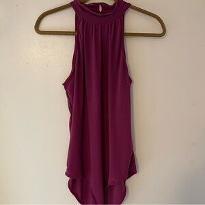 White Birch Purple Bodysuit Size Large